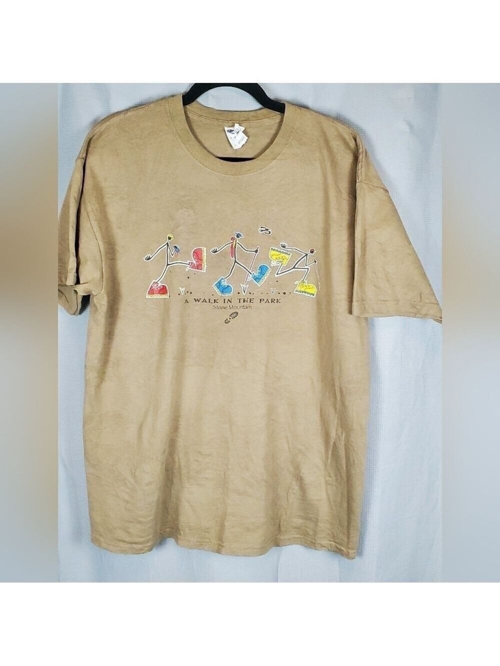 T-shirt, brown, Stone Mountain, size L